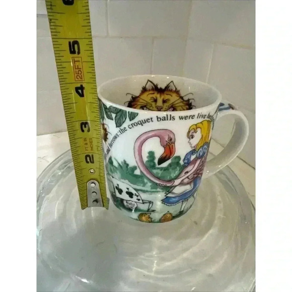 ALICE IN WONDERLAND Coffee Mug Cafe By Paul Cardew England 2010 Cheshire Cat - Picture 12 of 12